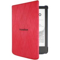 funda pocketbook h-s-634-r-ww roja para verse y verse pro 6 microfibra pu