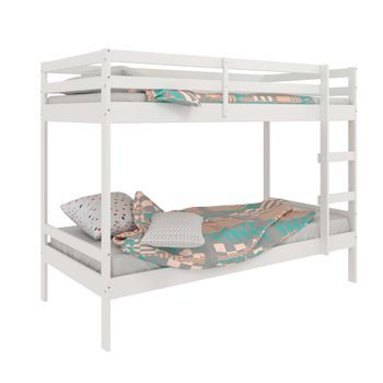 Litera Rabbit Fabricada Con Madera Pino Color Blanco 195x152x101 Cm