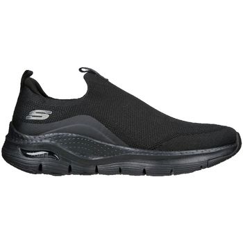 Skechers Deportivas Moda Baskets Arch cuir suédé noir para hombre