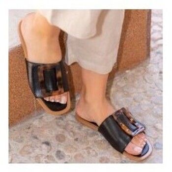 Zapateos Chanclas PALA HEBILLA PLANA para mujer