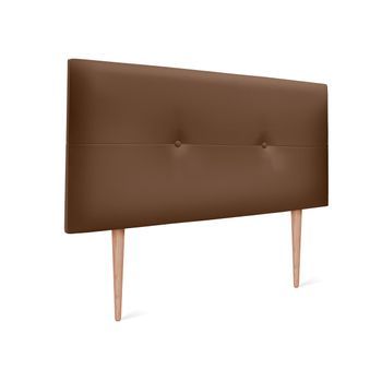 Cabecero De Polipiel Con Botones 80x105cm Con Patas Camas 70/80/90 - Arcilla