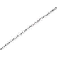silver 2mm wide trace chain - 20in - f9035