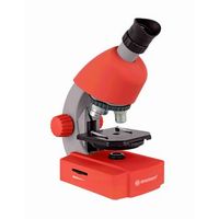 microscopio 40x-640x monocular bresser junior rojo national geographic