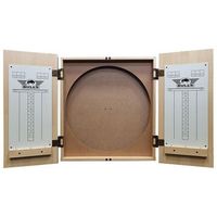 armario bulls deluxe wooden cabinet light oak 67210