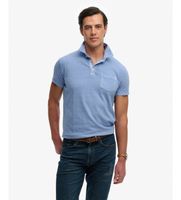 superdry para hombre m1110486a polo classic cotton linen azul xl casual algodon manga corta