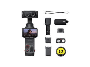 Cámaras deportivas - Insta360 Luna Ultra Creator Bundle, 8K, 240 min Autonomía, Apertura F1.8, Sensor CMOS 1/1.3