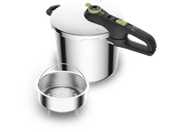 olla express - tefal secure trendy p2584402 8 l 2 programas de coccion acero inoxidable verde