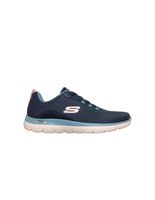 zapatillas skechers arch fit summits - daily flow mujer azul marino