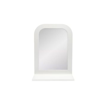Espejo de madera blanca, 38 x 12,5 x 54 cm