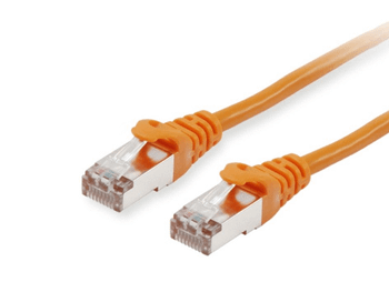 LATIGUILLO APANTALLADO CAT.6A S/FTP LSOH 0,50M COLOR NARANJA EQUIP 606602
