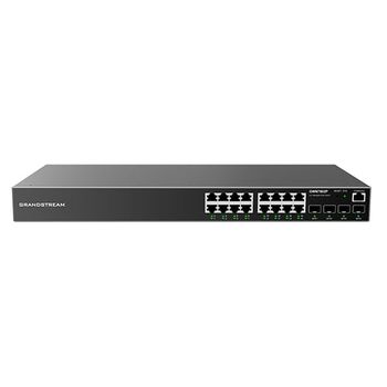 Switch Grandstream Networks GWN7802P 16 Puertos Gigabit PoE Gestión L2+ Rack/Wall SFP