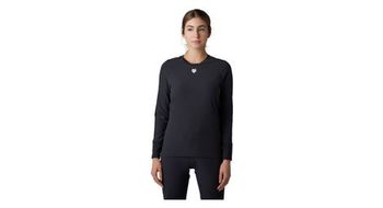 Camiseta de manga larga fox  p   strong defend   strong   p thermal para mujer negra