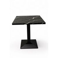 mesa kuat black 70 cm de madera 747070 cm - marmol negro
