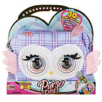 Purse Pets - Bolso Interactivo Búho Purse Pets + 5 años