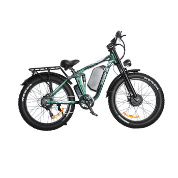 Bicicleta Eléctrica De Doble Motor Para Adultos Baolujie Dp-2603sj, 52 V 32 Ah, Fat Bike De 26