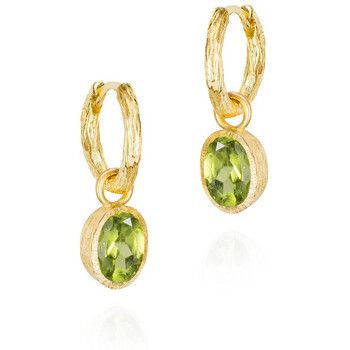 Jorge Revilla Pendientes Pendientes de aro pequeño Zen Birthstones para mujer