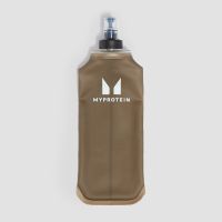 botella suave para correr de myprotein - negro