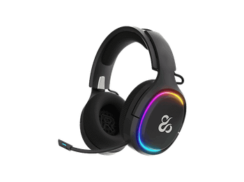 Auriculares gaming - Newskill Aton V2, Supraaurales, Bluetooth, Multiplataforma, 24h Autonomía, Negro