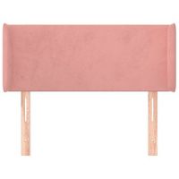 cabecero cama mueble de dormitorio de terciopelo rosa 83 x 16 x 7888 cm rosa m020008508