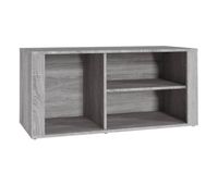 vidaxl mueble zapatero madera contrachapada gris sonoma 100x35x45 cm