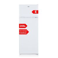 frigorifico dos puertas nilson nf145500e defrost 143cm 206l e blanco