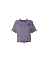 camiseta the north face cropped simple dome mujer purple