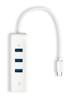 adaptador de red usb-c tp-link ue330c a 1x25gbps 3xusb 30