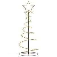 led para arbol de navidad 80 led blanco calido 120 cm vidaxl