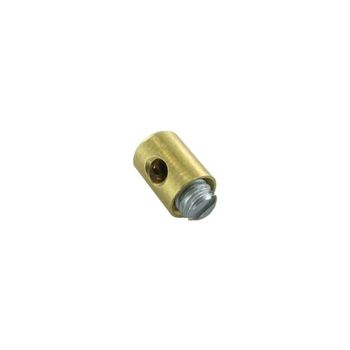 Tetón de bloqueo del cable para atornillar el acelerador 5.5x7.5mm latón