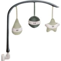 arco de juego beaba updown iii gris con 3 juguetes extraibles y acolchado