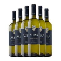 aura vino blanco rueda 75 cl 135 vol pack de 6 unidades