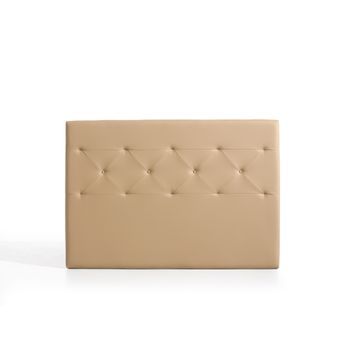 Cabecero Zafiro Para Cama De 90 De Polipiel Camel 115x115x8. Matris