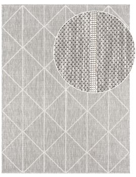 Alfombras de interior y exterior Moderna gris  200x280 cm