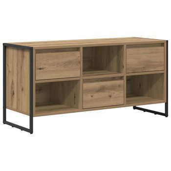 Gabinete De Tv 100 X 36 X 49,5 Cm Roble Artisan Vidaxl