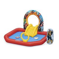 piscina infantil pvc 211 x 198 x 125 cm the avengers - bestway multicolor