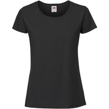 Fruit Of The Loom Camiseta Iconic Premium para mujer