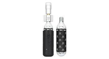 Inflador de co2 peaty s holeshot road gravel plata   2 cartuchos de co2  16 g