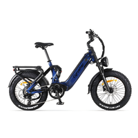 bicicleta electrica cyrusher kommoda pro bateria extraible de 52 v y 20 ah azul