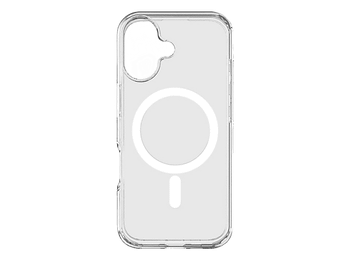 Funda móvil - CellularLine GLOSS MAG, Para iPhone 17, Compatible con MagSafe, Ultrarresistente y certificación MilitaryTest, Transparente