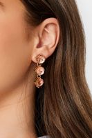 pendientes de triple cristal