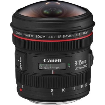Canon Objetivo EF 8-15mm F4 L Fisheye USM
