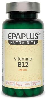 Epaplus Nutra Bits Vitamina B12 60 Cápsulas