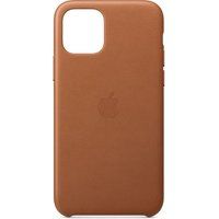 iphone 11 pro leather case - saddle brown brown