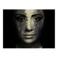 papel pintado 3d - forest mask 250x193 cm