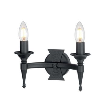 Aplique de pared saxon (2 luces)