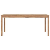mesa de comedor de jardin  mesa de exterior madera maciza de teca 180x90x77 cm
