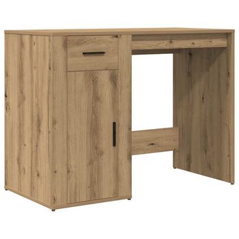 Escritorio De Madera De Ingeniería Roble Artisan 100x49x75 Cm Vidaxl