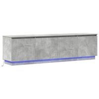 gabinete de tv 180 x 38 x 49 cm gris concreto vidaxl