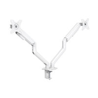 soporte mesa monitortv tooq db4132tnr-w 1732 max9kg blanco 2 brazos