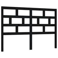 cabecero cama mueble de dormitorio de cama madera maciza de pino 156 x 4 x 100 cm negro m020006050